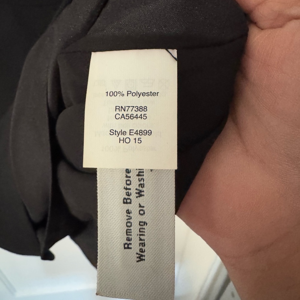 Madewell Silhouette Sleeveless Ponte Mini Dress Black Size 6 NWT - Picture 5 of 7